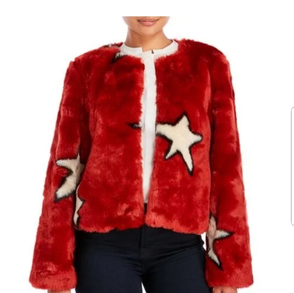 Alphamoment faux fur coat
